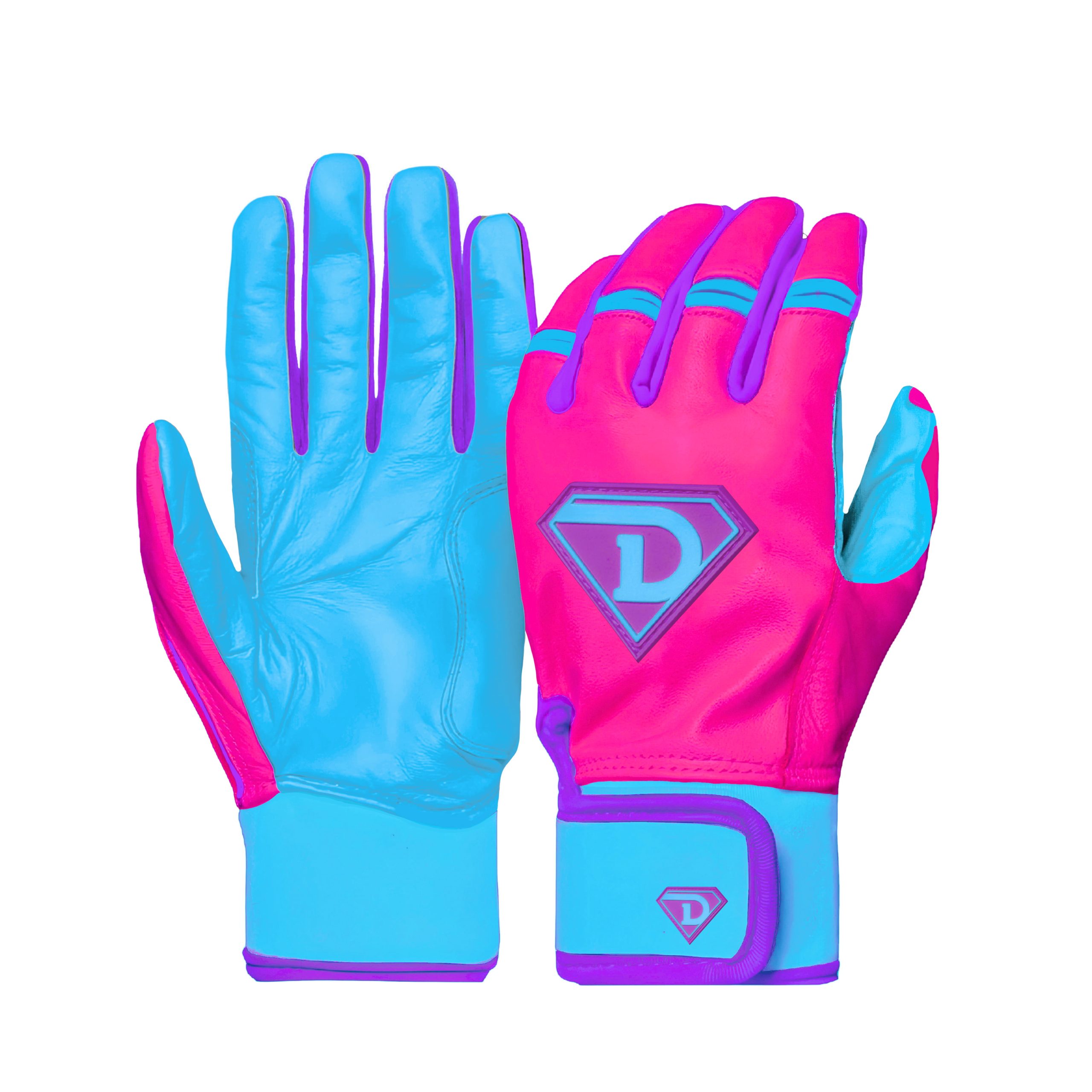 D1 Premium Batting Gloves | Cotton Candies - Sweet Grip