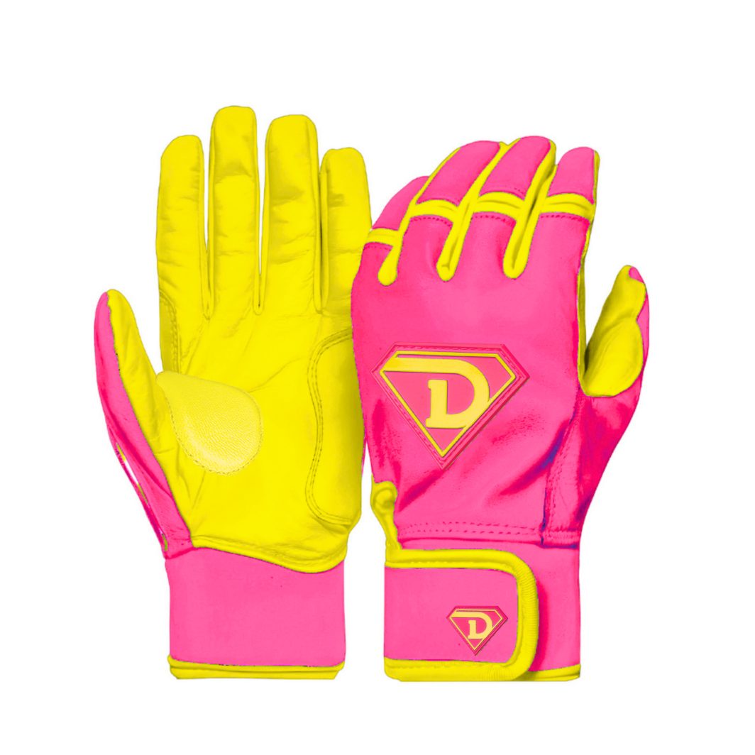 D1 Premium Batting Gloves | Pink Lemonades