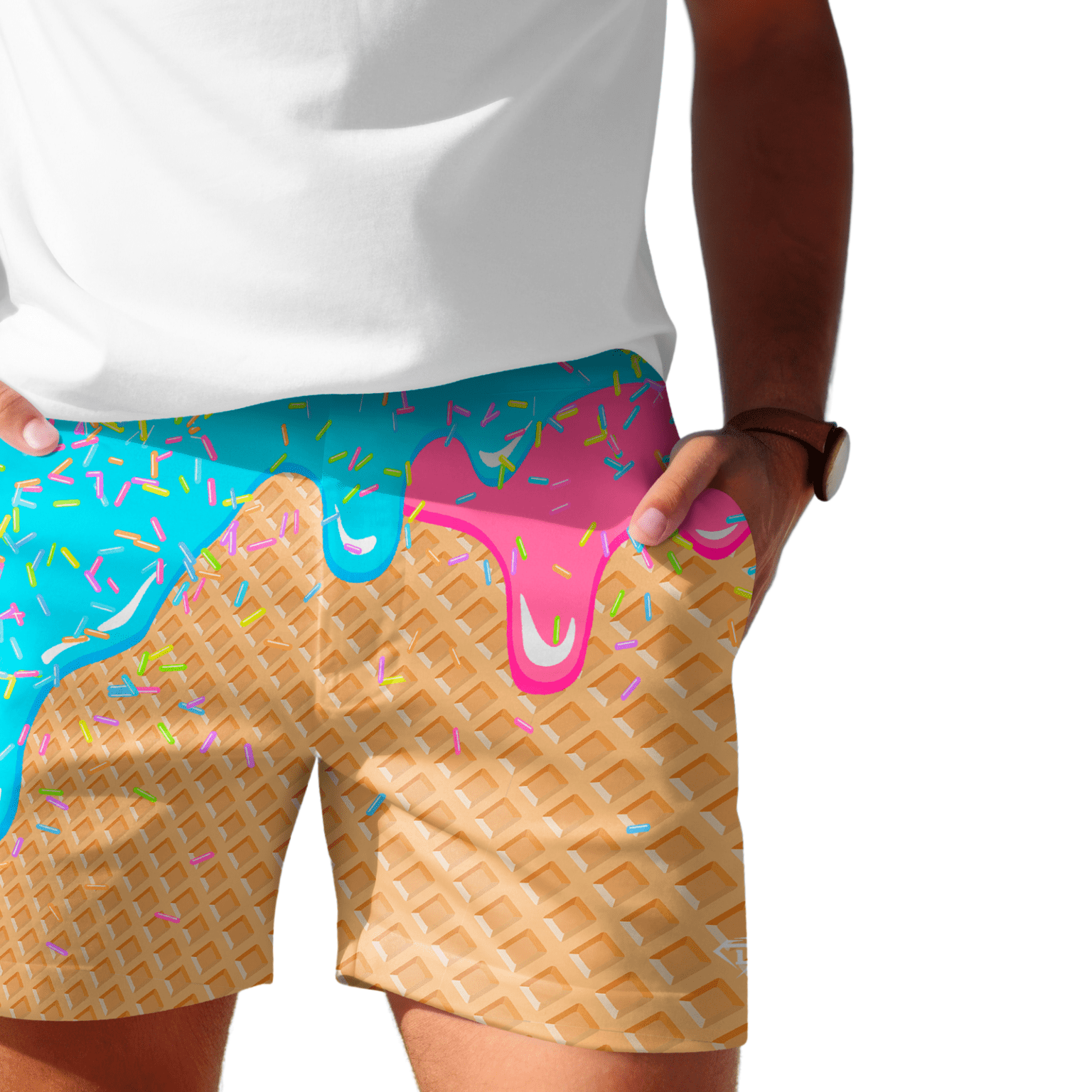 Ice Cream Drip Elite Performance D1 Athletics Training Shorts