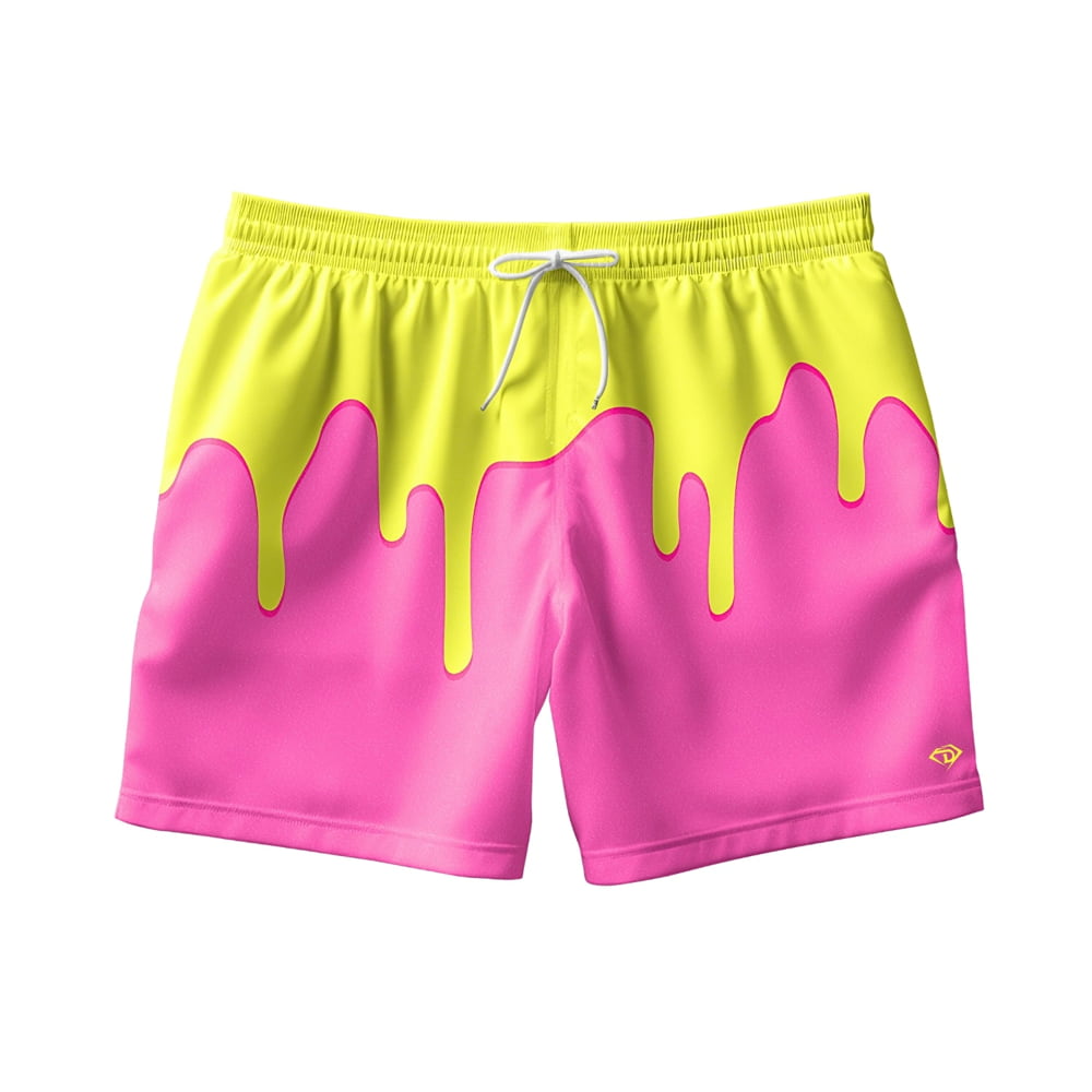 d1 athletics training shorts pink lemonade drip