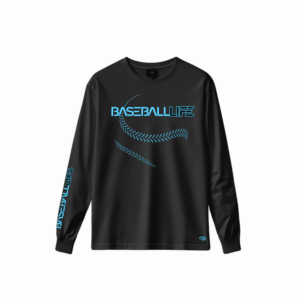 baseball life long sleeve tee