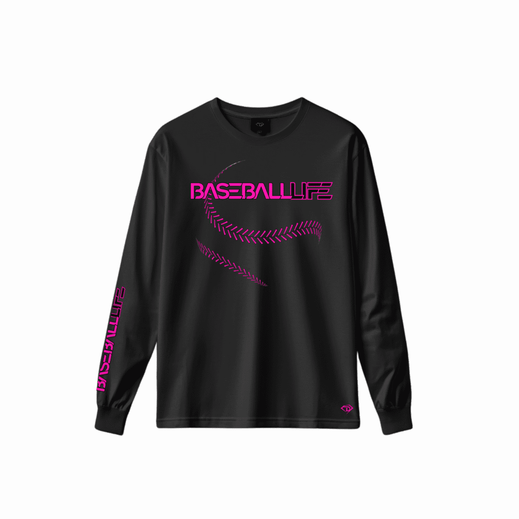 baseball life long sleeve tee