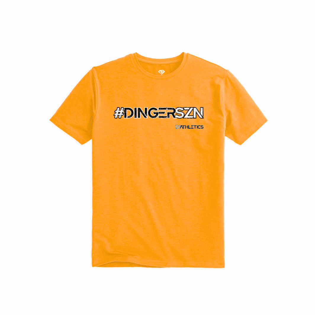 D1 #DINGERSZN Short Sleeve Baseball T-Shirt