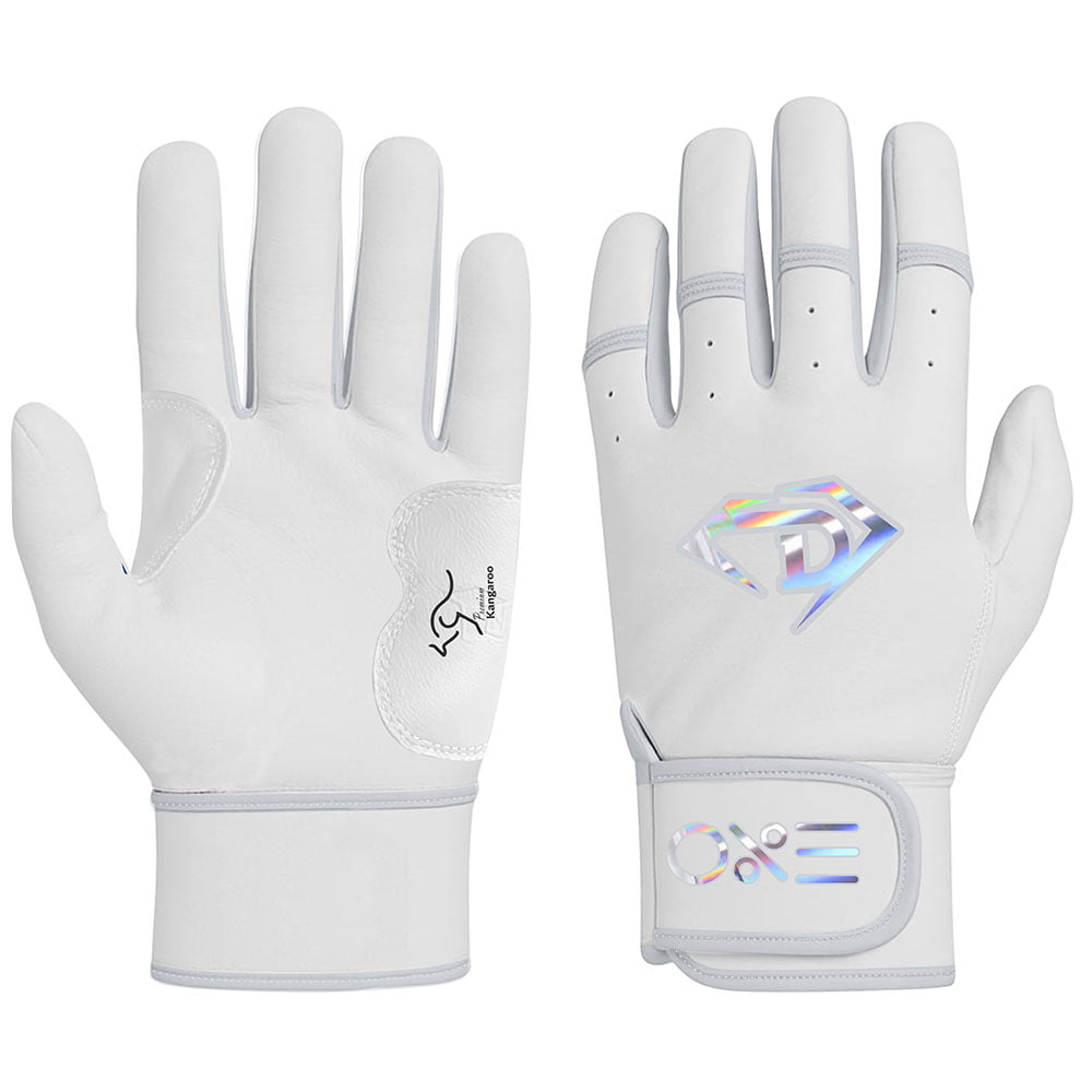 One Percent Batting Gloves - Snow White Yetis