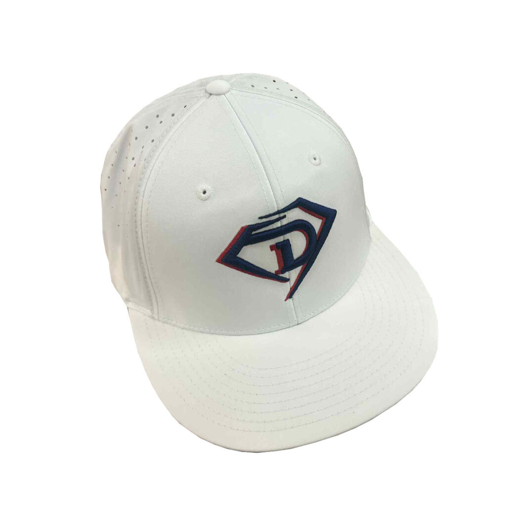 D1 Athletics Baseball Caps | White