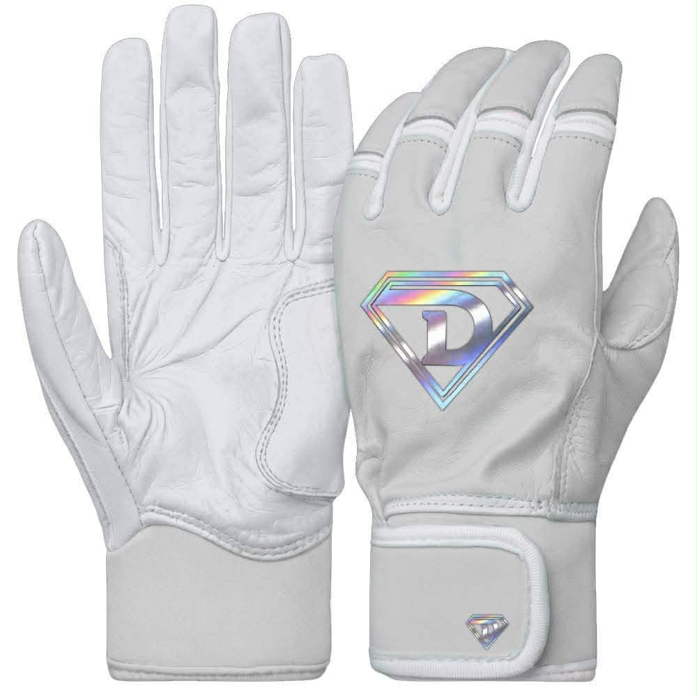 D1 Premium Batting Gloves - Smoky Grey