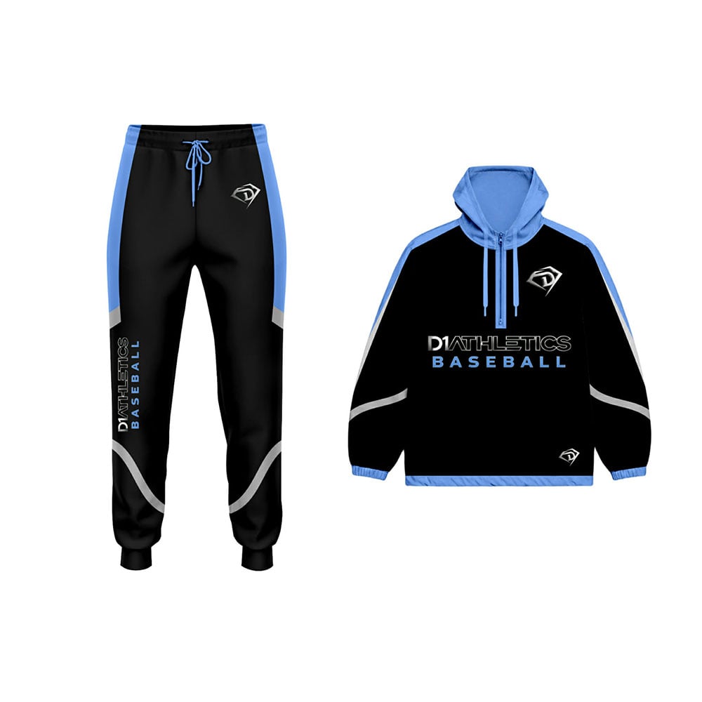 D1 Athletics Hooded Windbreaker with Jogger pants combo